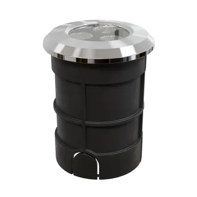 Светильник встраиваемый Outdoor Flash O044DL-L3S3K IP 67 LED 3W 3000 K Серебро