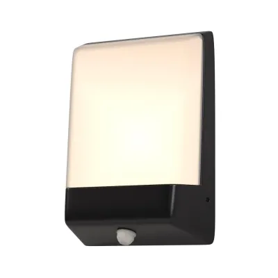 Светильник настенный (бра) Outdoor Row O448WL-L9GF3KSR IP 44 LED 9W 3000 K Графит