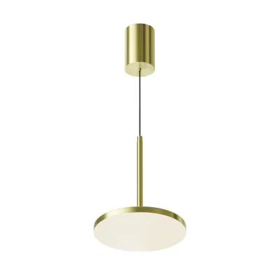 Светильник подвесной  Maytoni Plato P076PL-L12W4K-BS LED 12W Латунь