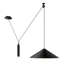 Светильник подвесной Maytoni Peso P080PL-01B E27х1х60W Черный