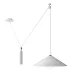 Светильник подвесной Maytoni Peso P080PL-01W E27х1х60W Белый