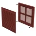 Решетка Seria1 2020 Wood red
