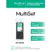 Стяжка кабельная MultiSet 300х3.6 Чёрная (100шт)