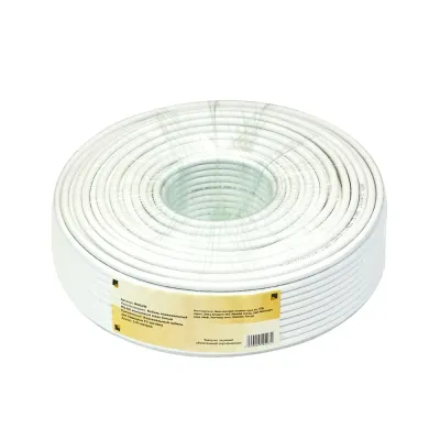Кабель коаксиальный RG-6U economical class белый
