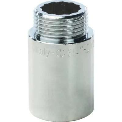 Удлинитель НВ 3/4'x40 мм, хромированный