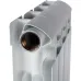 Радиатор биметаллический STOUT ALPHA 350 4 секций боковое подключение (белый RAL 9016)