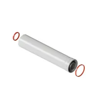Удлинитель дымохода коакс ROMMER раструбн 60/100 L 500