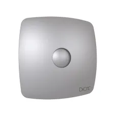 RIO 4C Gray metal, Вентилятор осевой вытяжной с обратным клапаном D 100, декоративный