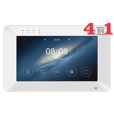 Монитор домофона Hands Free с 7-дюймовым экраном для координатно-матричной системы