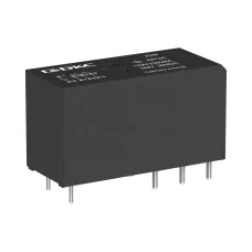 Реле миниатюрное низкопрофильное, 2CO, коммутируемый ток 8 А, AgSnO напряжение 24V AC