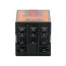 Реле миниатюрное силовое, 3CO, коммутируемый ток 16 А, AgSnO, напряжение 230V AC, опция – тест-кнопка+светодиод