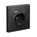 ARTGALLERY розетка 16А с 2 USB A+C, 5В/2,4А/3,0А, 2х5В/1,5А, механизм, базальт