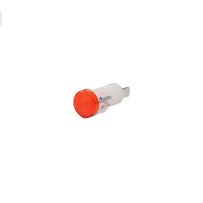 Сигнальная арматура 14мм, красный цвет, лампа накаливания, монтаж без пайки, 230В AC