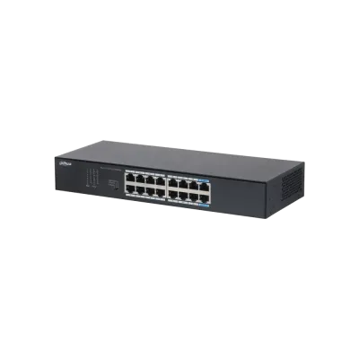 Коммутатор неуправляемый  14x1Гбит/с (RJ45) , 2x1Гбит/с (RJ45)