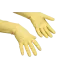 Перчатки латексные Контракт S, желтый Vileda Professional