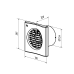Вентилятор Sapfir 125 STILL V