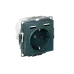 РОЗЕТКА ATLASDESIGN 16А c 2 USB A+A, 5В/2,4 А, 2х5В/1,2 А, механизм, ИЗУМРУД