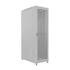 Шкаф напольный универсальный серверный R 42U 800х1000мм, 4 профиля 19, двери перфорированная и перфорированная двухстворчатая, боковые стенки съ