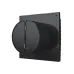 SILENT 4C Matt black, Вентилятор осевой вытяжной с обратным клапаном D 100, декоративный