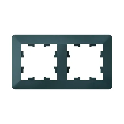 ATLASDESIGN AIR 2-постовая РАМКА, ИЗУМРУД/дымчатый черный