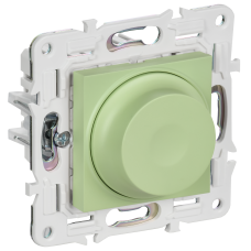 SKANDY Светорегулятор поворотный с индикацией 600Вт SK-D01G мятный IEK