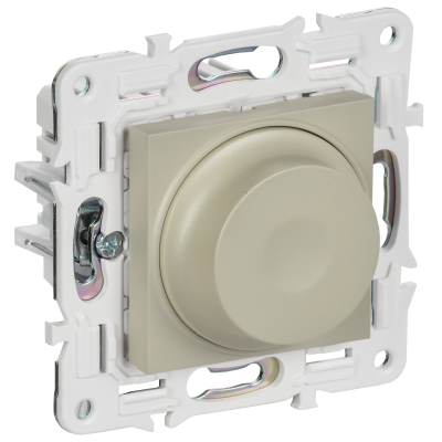 SKANDY Светорегулятор поворотный с индикацией 600Вт SK-D01B бежевый IEK