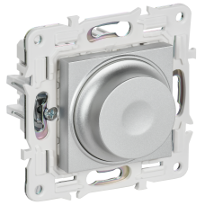 SKANDY Светорегулятор поворотный с индикацией 600Вт SK-D01S серебряный IEK