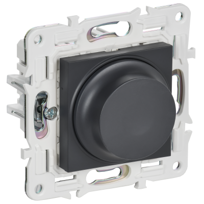 SKANDY Светорегулятор поворотный с индикацией 600Вт SK-D01T титан IEK