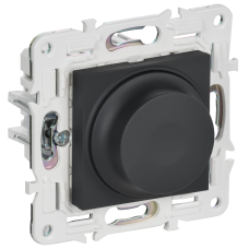 SKANDY Светорегулятор поворотный с индикацией 600Вт SK-D01G графит IEK