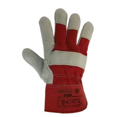 Перчатки спилковые комбинированные на флисовой подкладке ArmProtect SK300. р.9
