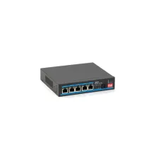 Коммутатор неуправляемый 6 портов RJ45/SFP 10 100 1000 Мб/с PoE 65Вт с ИБП