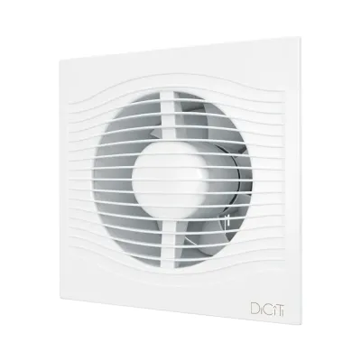 SLIM 5C, Вентилятор осевой вытяжной с обратным клапаном D 125