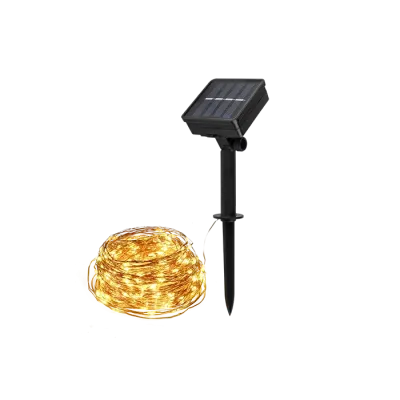 Солнечн. свет-к ФАZА SLR-G03-100Y нить, желт. 100 LED