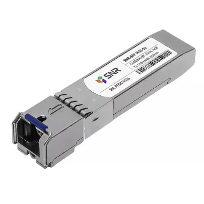 Модуль SFP WDM 1хSC, 1 Гб/с, 14 дБ, Tx:1310/Rx:1550 нм, DDM, до 20 км SNR-SFP-W35-20-I