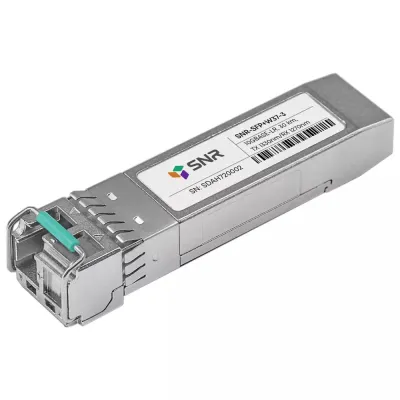 Модуль SFP+ WDM 1хLC, 10 Гб/с, 5 дБ, Tx:1330/Rx:1270 нм, до 3 км SNR-SFP+W37-3