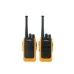 Комплект раций аналоговых портативных UHF 400-470 2Вт 1100 мАч Type-C IP-54 оранжевый