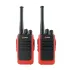 Комплект раций аналоговых портативных UHF 400-470 2Вт 1100 мАч Type-C IP-54 красный
