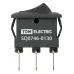 Выключатель клавишный KCD11-102 250В AC/DC, 1P, 3А, (3с), ON-ON, черный, Micro TDM