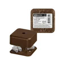 Коробка распаячная КР 50х50х20 ОП бук с клем. колодкой IP40 инд. штрихкод TDM