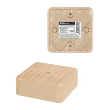 Коробка распаячная КР 75х75х28 ОП сосна IP40, инд. штрихкод TDM