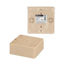 Коробка распаячная КР 100х100х44 ОП сосна IP40, инд. штрихкод TDM