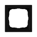 ARTGALLERY PURE 1-постовая РАМКА, МАТОВОЕ ОРГАНИЧЕСКОЕ СТЕКЛО ЧЕРНЫЙ