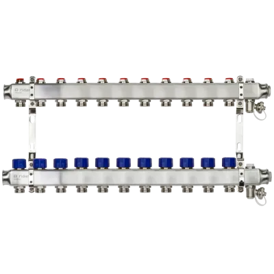 Комплект коллекторов SSM-11R set с кронштейнами, 11 контуров
