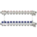 Комплект коллекторов SSM-11R set с кронштейнами, 11 контуров