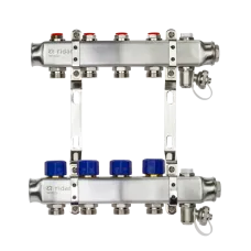Комплект коллекторов SSM-4R set с кронштейнами, 4 контура