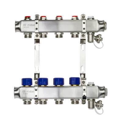 Комплект коллекторов SSM-4R set с кронштейнами, 4 контура