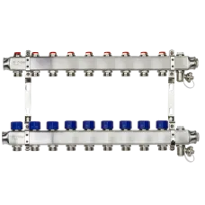 Комплект коллекторов SSM-9R set с кронштейнами, 9 контуров