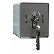 Переключатель с ключом Keyswitch, накладной, 2 группы контактов НР/НЗ, высокий уровень секретности
