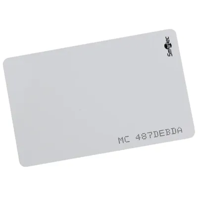 Cмарт карта MIFARE CLASSIC 1K 4B UID, ISO формат, 86х54х0.8мм.