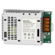 ББП встраиваемый 12 VDC, 3 A. 220 VAC, пластиковый корпус, белый